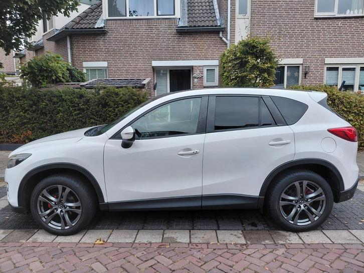 Mazda CX-5 2.0 Skyactiv-g 165pk 2WD 2016 Wit, Auto's, Mazda, Particulier, CX-5, ABS, Adaptive Cruise Control, Benzine, C, SUV of Terreinwagen