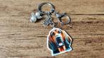 Tashanger Sleutelhanger Bloedhond groot met beschermengeltje, Verzenden, Nieuw
