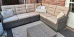 Loungebank/Tuinset - Wicker - 6 zitplaatsen, Ophalen, Gebruikt, 6 zitplaatsen, Bank