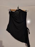 Top, Kleding | Dames, Tops, Zwart, Ophalen of Verzenden, Zo goed als nieuw, Zonder mouw