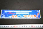 sticker GA VISSEN albatros hengelsport gezonde ontspanning, Ophalen, Zo goed als nieuw, Bedrijf of Vereniging