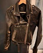 Zara Leren Jas - Maat M, Ophalen of Verzenden, Zo goed als nieuw, Maat 38/40 (M), Zwart