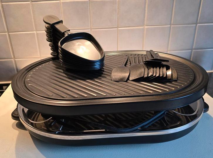Raclette Grill ovaal-Perfect voor gezellige avonden!, Witgoed en Apparatuur, Gourmetstellen, Gebruikt, 8 personen of meer, Ophalen of Verzenden