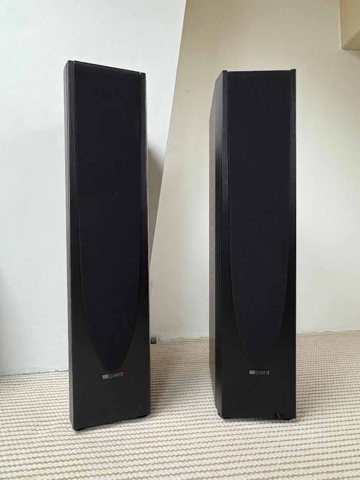 MB Quart QLS 830 - Hoge kwaliteit vloerstaande speakers, Audio, Tv en Foto, Luidsprekers, Zo goed als nieuw, Front, Rear of Stereo speakers