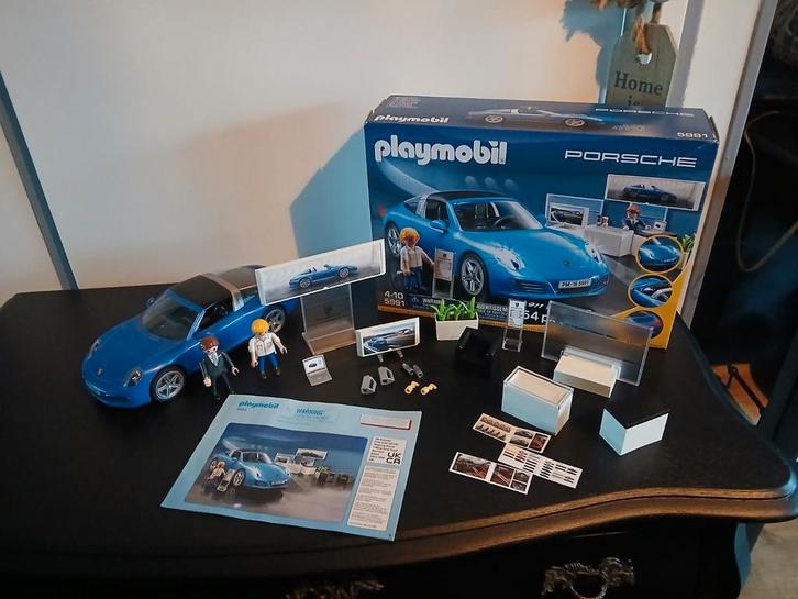 Playmobil porsche 911 targa 4s 5991, Kinderen en Baby's, Speelgoed | Playmobil, Zo goed als nieuw, Complete set, Ophalen of Verzenden