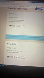 24-4/30-4 ticket 1 persoon Transavia AMSTERDAM-MALAGA retour, Tickets en Kaartjes, Met bestemming of datum, Buitenland, Vliegtuig