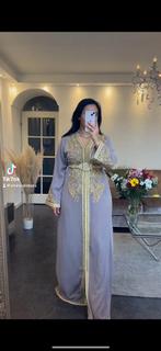 TE HUUR Takchita Takshita Marokkaanse Caftan Kaftan, Ophalen of Verzenden, Nieuw, Blauw, Onder de knie