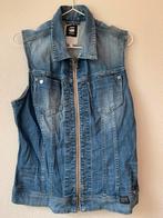 G-Star RAW Denim gilet maat L, Kleding | Dames, Ophalen of Verzenden, Zo goed als nieuw, Maat 42/44 (L), Blauw