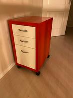 Ladekast op wieltjes - 3 laden, Huis en Inrichting, Kasten | Ladekasten, Ophalen, Kunststof, Gebruikt, 50 tot 100 cm