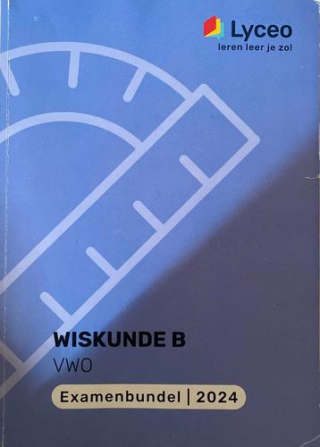EXAMENBUNDEL Wiskunde B vwo beschikbaar voor biedingen