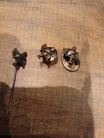 Demobilisatie speldjes Ned. Indie, Ophalen of Verzenden, Landmacht, Nederland, Embleem of Badge