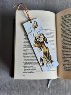 3D Boekenlegger Hond met Tulpen Reliëf – Uniek Design, Verzamelen, Ophalen of Verzenden, Nieuw, Dier