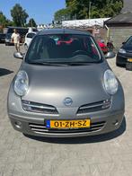 Nissan Micra 1.2 Acenta airco 5drs deukje in rechter voorsch, Voorwielaandrijving, Stof, Gebruikt, 82 pk