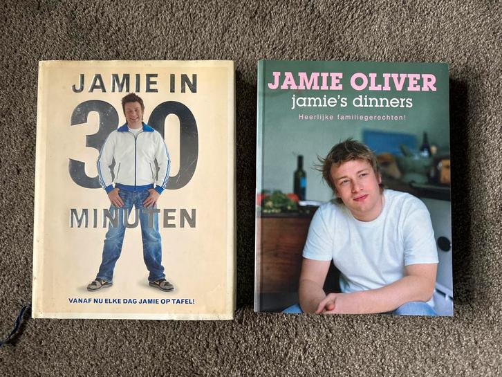 Jamie Oliver Kookboeken - 30 Minuten & Familie Diners, Boeken, Kookboeken, Gelezen, Voorgerechten en Soepen, Europa, Gezond koken