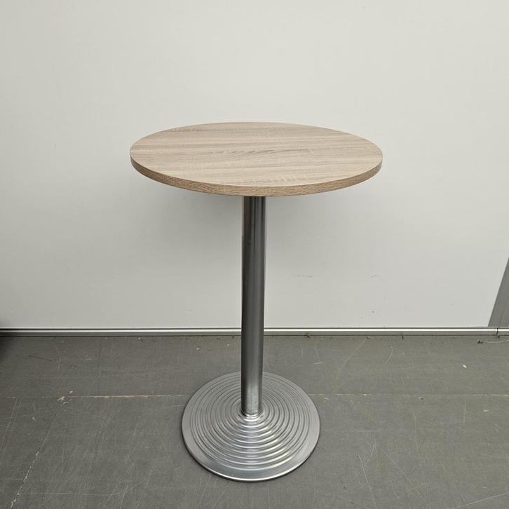 Steelcase hoge bartafel met NIEUW blad - Ø 70 cm, Huis en Inrichting, Tafelonderdelen, Gebruikt