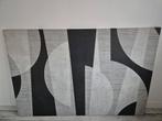 Abstract zwart-wit schilderij, Antiek en Kunst, Kunst | Schilderijen | Abstract, Ophalen of Verzenden