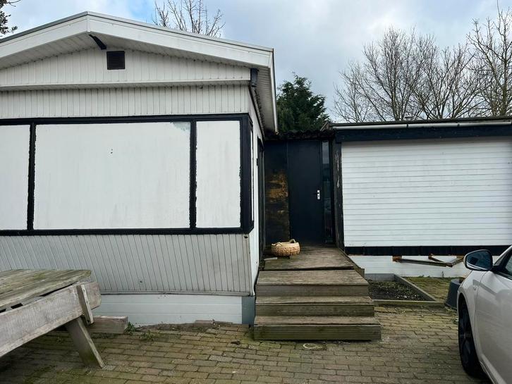 2 chalets te koop zonder staanplaats, Caravans en Kamperen, Stacaravans, Ophalen