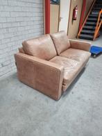 2 zits leer, Huis en Inrichting, Banken | Bankstellen, Ophalen, Gebruikt, 150 tot 200 cm, Tweepersoons