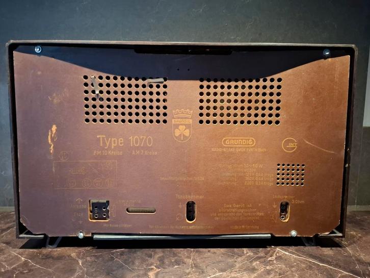 Grundig buizenradio type 1070, Audio, Tv en Foto, Radio's, Ophalen of Verzenden