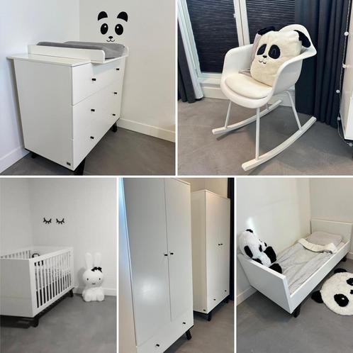 Complete Baby / peuter kamer wit / zwart., Kinderen en Baby's, Kinderkamer | Complete kinderkamers, Gebruikt, Jongetje of Meisje