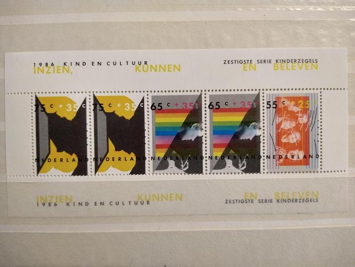 Diverse Postfrisse Velletjes Nl Guldentijd Deel 2, Postzegels en Munten, Postzegels | Nederland, Postfris, Na 1940, Ophalen of Verzenden