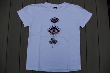 JM shirt, wit, met ogen op voorkant, maat 158/164 beschikbaar voor biedingen