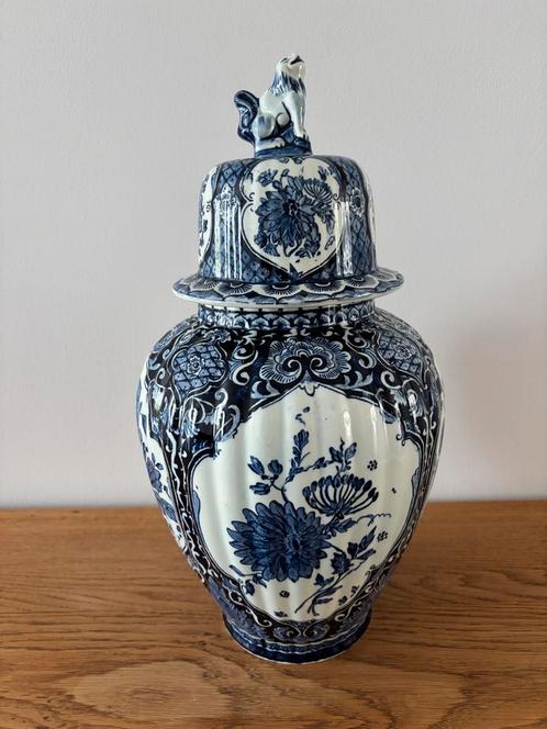 Delfts Blauwe Dekselvaas Royal Sphinx Maastricht, Antiek en Kunst, Antiek | Keramiek en Aardewerk, Ophalen