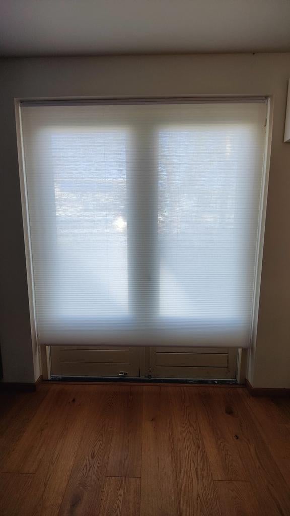 Top Down Bottom Up Plisse Gordijn 170x181cm Wit Honingraat, Ophalen, Wit, 150 tot 200 cm, 150 tot 200 cm