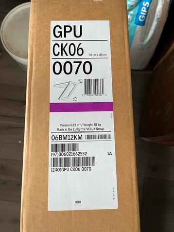 3x Velux GPU CK06 Dakraam incl. Goot beschikbaar voor biedingen