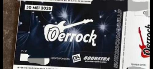 Oerrock ticket voor vrijdag te koop, Tickets en Kaartjes, Concerten | Pop, Drie personen of meer, Juni