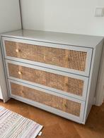 LaRedoute Ladekast met Rieten Details, Ophalen, Overige materialen, Gebruikt, 50 tot 100 cm