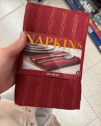 Gezocht: Action servetten kerst sparkle 4st 40x40cm rood, Ophalen of Verzenden