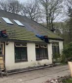 4 tweedehands hardhouten kozijnen, inclusief glas, Ophalen, Gebruikt, Raamkozijn, 150 tot 225 cm