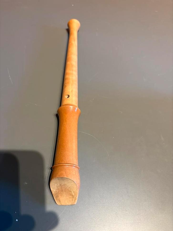 Houten sopraanblokfluit – tweedelig – blaas,fluit , muziek, Muziek en Instrumenten, Blaasinstrumenten | Blokfluiten, Zo goed als nieuw