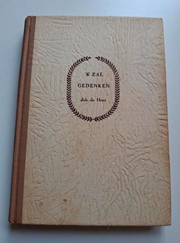 Joh. de Heer    ‘k Zal gedenken beschikbaar voor biedingen
