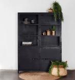 Industriële Vitrinekast Marcia - Giga Meubel, Ophalen, Gebruikt, Minder dan 150 cm, Metaal