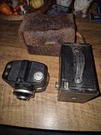 2 Vintage Camera's - Agfa & Box Camera, Ophalen of Verzenden, Gebruikt, Compact, Overige Merken