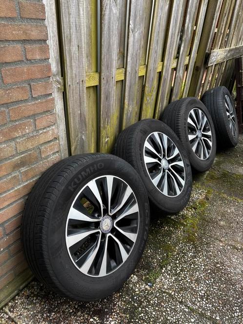 Autobanden met originele Mercedes Benz velgen (in Arnhem), Auto-onderdelen, Banden en Velgen, Zomerbanden, 16 inch, 205 mm, Ophalen