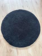 Twee zwarte ronde kleedjes, Huis en Inrichting, Ophalen, Gebruikt, Zwart, Rond