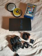 Sony Playstation 2 met 10 spellen , 2 controllers, Spelcomputers en Games, Spelcomputers | Sony PlayStation 2, Zwart, Met games