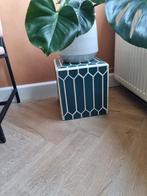 Betegeld bijzettafeltje, Huis en Inrichting, Tafels | Bijzettafels, Ophalen, Minder dan 45 cm, Minder dan 55 cm, Vierkant