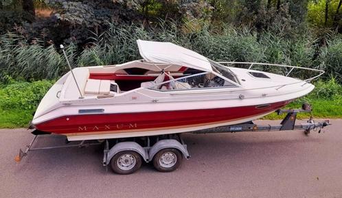 Maxum 2100 Speedkruiser 5.0 V8 en Valcke Trailer, Watersport en Boten, Speedboten, Gebruikt, 6 meter of meer, Benzine, 200 pk of meer
