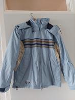 Ski jas blauw, dames, mt M, met licht grijze broek maat 38, Ophalen of Verzenden, Zo goed als nieuw