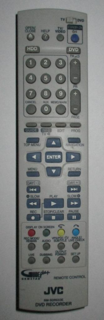 JVC afstandsbediening RM-SDR033E {6895}, Audio, Tv en Foto, Afstandsbedieningen, Gebruikt, Dvd, Ophalen of Verzenden