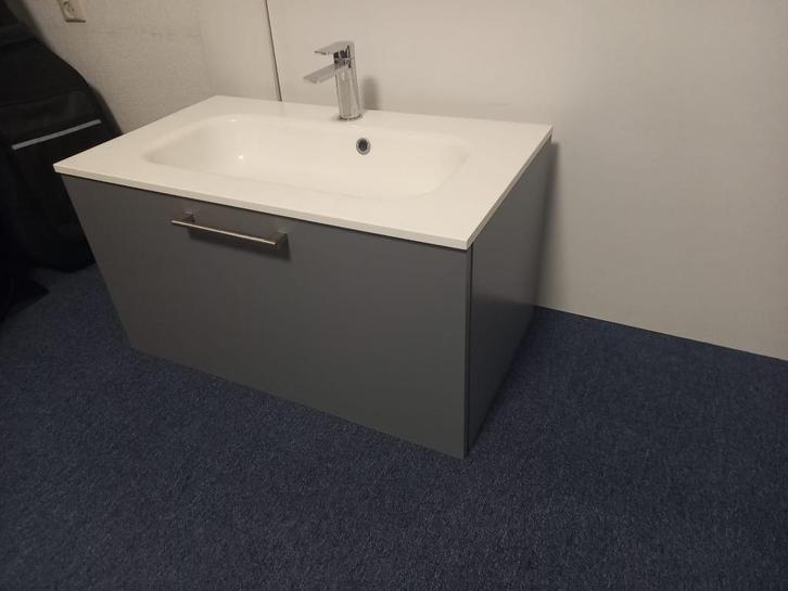 Tiger Badkamermeubel met lade, Huis en Inrichting, Badkamer | Badkamermeubels, Zo goed als nieuw, Wasbak of Wastafel, Minder dan 100 cm