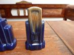 Art deco keramiek klokkenstel, Thulin, Antiek en Kunst, Antiek | Keramiek en Aardewerk, Ophalen of Verzenden
