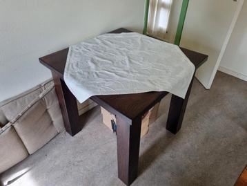 Masief houten tafel 50x50