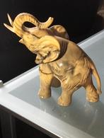 Vintage Olifant Beeldje, Antiek en Kunst, Kunst | Beelden en Houtsnijwerken, Ophalen of Verzenden