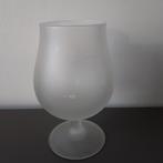 Lipton Ice Tea frosted glas op voet, Verzamelen, Glas en Borrelglaasjes, Ophalen of Verzenden, Gebruikt, Frisdrankglas