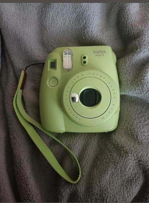 InstaX mini 9 Groen, Audio, Tv en Foto, Fotocamera's Analoog, Zo goed als nieuw, Polaroid, Fuji, Ophalen